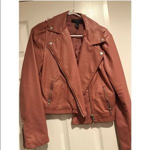Faux leather Moto style jacket